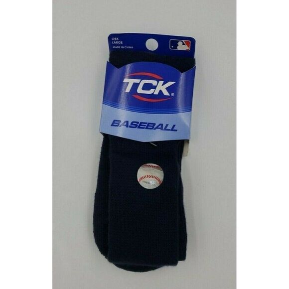 TCK Baseball Socks Tube Navy Size Large Unisex - Picture 1 of 6